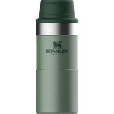Stanley 0,35L termokop med navn GRØN travel mug