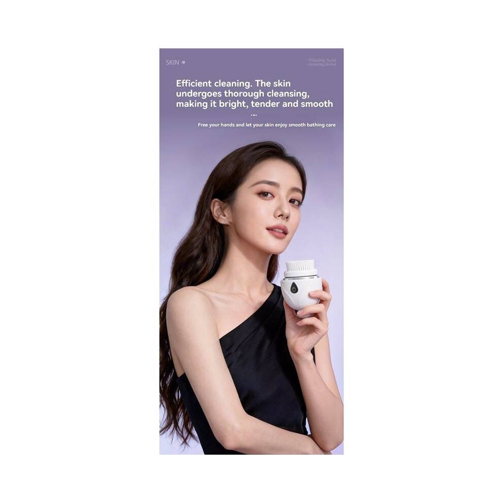 Electric Face Cleansing Brush Gentle Deep Cleanse Skin Tool, Pore Cleaner, Vibrating Facial for Daily Beauty Routine B
