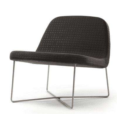Hang On Loungestol, stof med lændestøtte - H72 cm, SH43 cm, SD50 cm Prisgruppe 7.