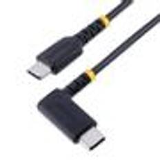 STARTECH 30CM USB-C CHARGING CABLE FAST CHARGE - RIGHT ANGLE USBC CABLE CABL
