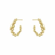 Moonlight Grapes hoops, 18 kt. guld