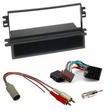 Installationskit Saab 9-3 OG m/ AS3, 1-DIN med prylfack (utan rattstyrning)