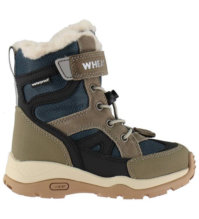 Wheat Vinterstøvler - Dixie - Dark Petroleum - Wheat - 27 - Vinterstøvle