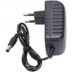 Cargador_Esp AC/DC Adapter Strömadapter 18V Kompatibel med Ersättning för Effektpedal MXR Flanger M117R, MXR 10band EQ, Fulltone Fulldrive 2, Little Green Wonder, Forest Green Compressor