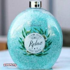 Badsalt - Relax Eucalyptus 900 G - Njut av ett avslappnande och aromatiskt bad - Med revitaliserande och avsvällande egenskaper - Perfekt för att släp - Multifärgad