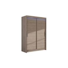 Garderob Miami 120x58x200 cm - Beige/Grå Garderober & garderobssystem Grå,Beige
