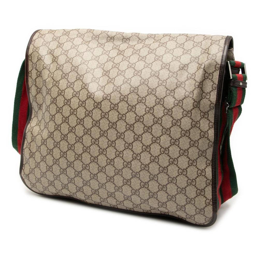 Gucci Vintage Gucci Crossbody Bag L 32cm x W 38cm x D 10cm - Crossbody Tasker hos Magasin.