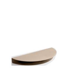 MOEBE Half Moon Shelf, Warm Grey, Large |Beige |H 4.5X W 40X D 20 cm