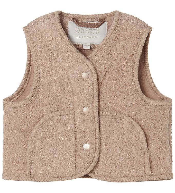 MarMar Fleeceväst - Ollas - Muddy Melange - MarMar - 4 år (104) - Fleecejacka