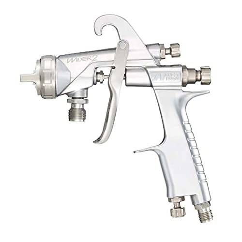 Anest Iwata WIDER Gun Series Gravity-Fed Spray Gun, 1.5mm Diameter, WIDER2-15K2G, Silver