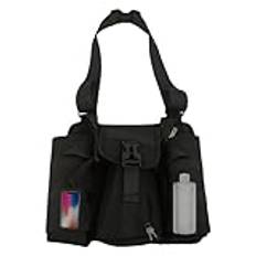 Shoulder Bag With Bottle Holder | Water Bottle Sling Bag | Multi-pocket Backpack | Travel Hiking Bags | Dog Walking Bottle Bag | Sling Backpack With Pockets for Hiking Biking Dog Walking