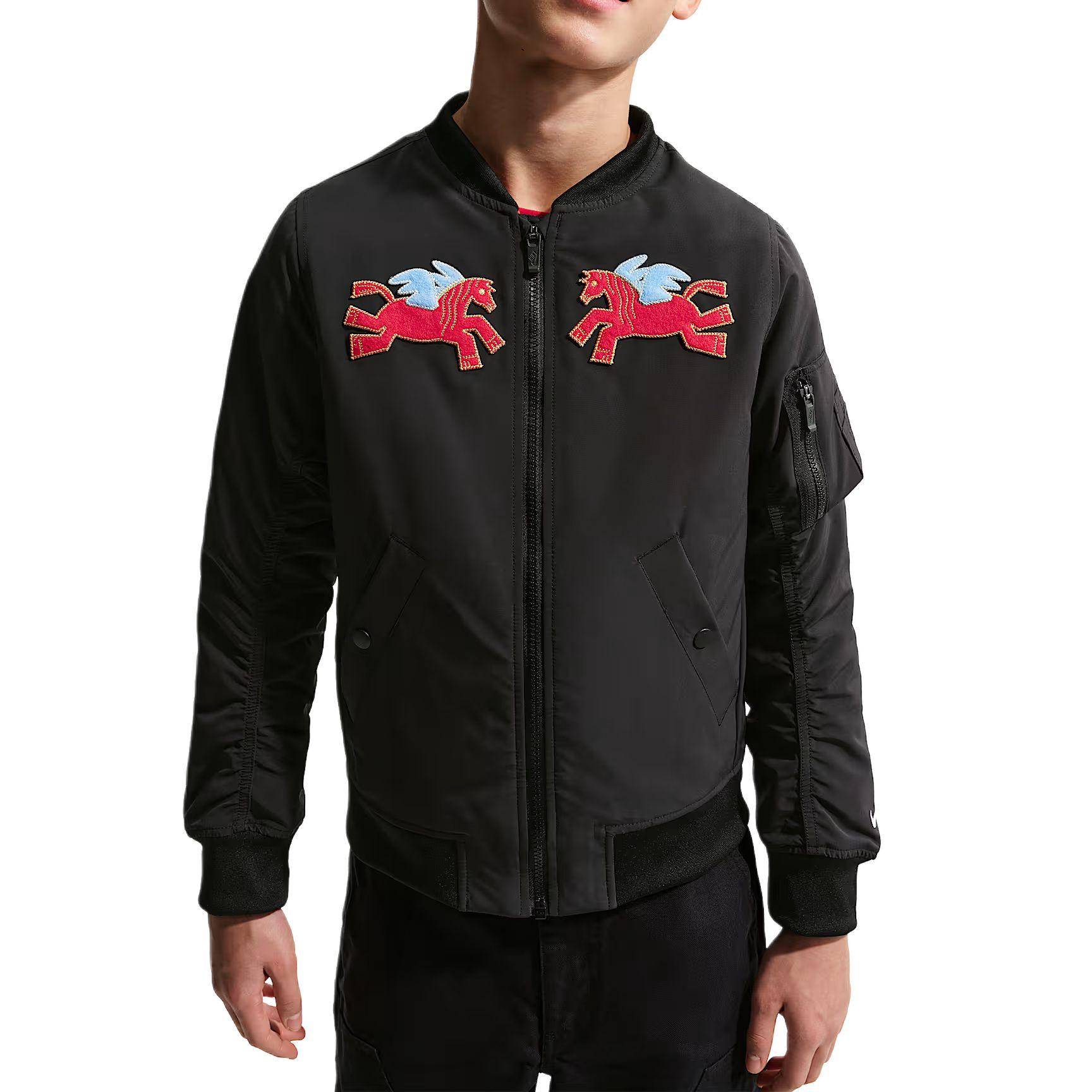 Nike Jacket FW25 Sportswear Year Of The Horse Limited Edition New Year Everyday Sports Cold Weather Long Sleeve Kids jackets IQ3929010 XL