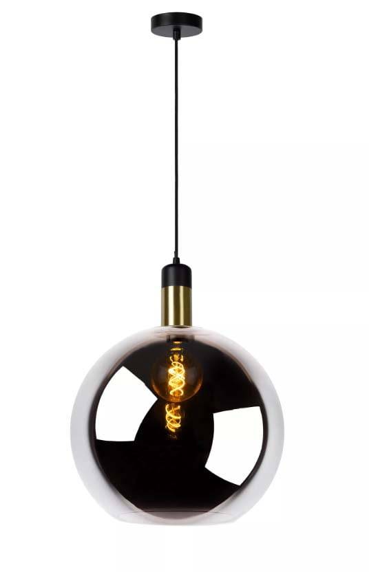78-JULIUS pendel, smoke grey, flere størrelser (Variant: ø40 cm).