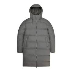 Rains Alta Longer Puffer Jacket grey