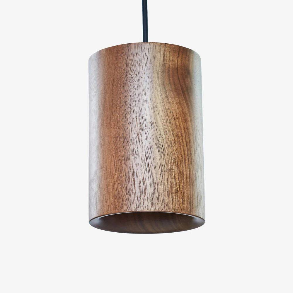 SOLID Pendant Cylinder Terence Woodgate - Valnød