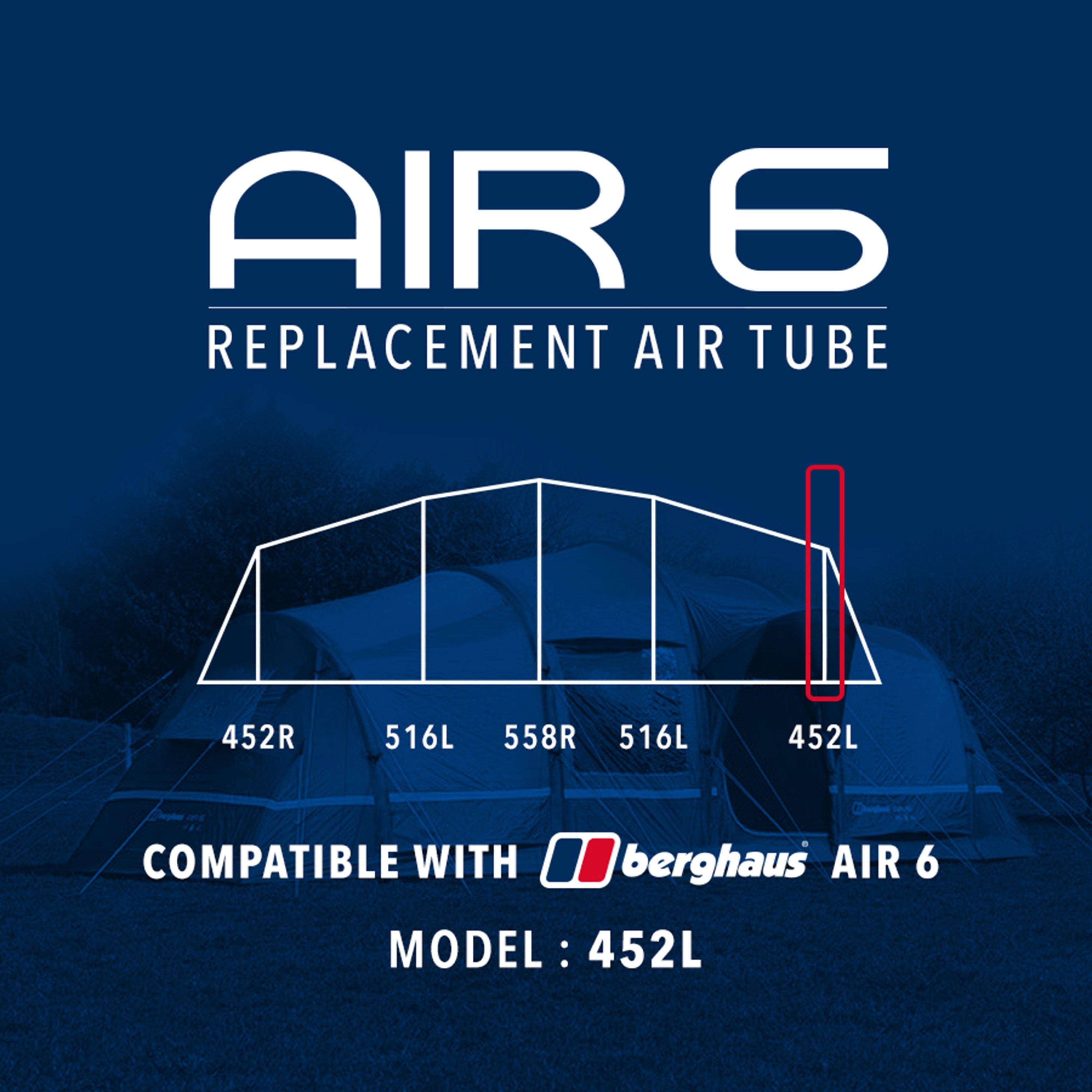 Eurohike Air 6 Replacement Air Tube (End - 425L), Clear
