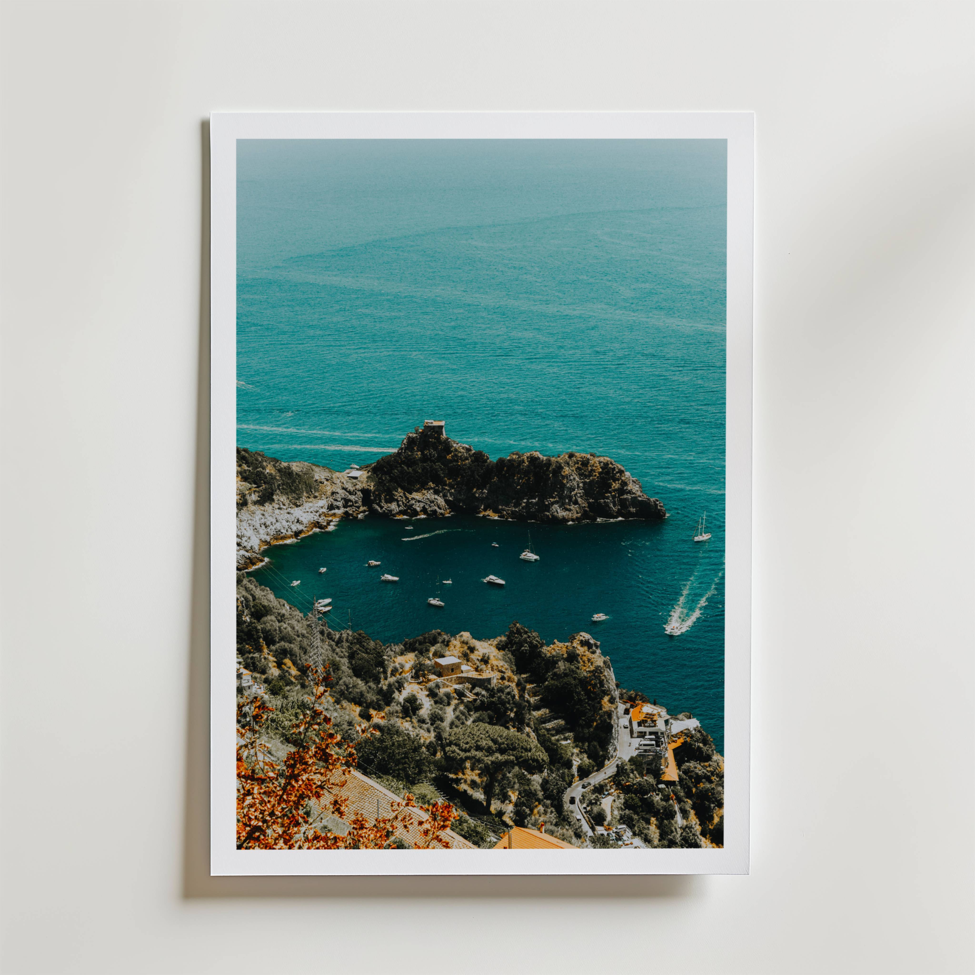 Amalfi Coast Bay Poster - Fine Art Poster 13x18 cm