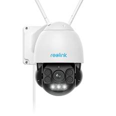 Reolink 5MP PTZ WLAN Kamera Outdoor, 5X Optischer Zoom, 60m Vollfarb-Nachtsicht, 2,4/5GHz WiFi mit Personen-/Fahrzeugerkennung, Auto-Tracking, 2-Wege-Audio,1920p, RLC-523WA (Generalüberholt)