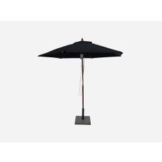Haveparasol Geneve Lux Sort - 250 cm Ø