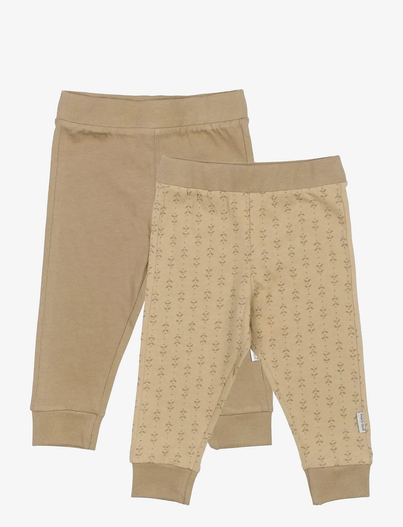 mikk-line 2-Pack Legging - Beige - 80