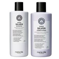 Maria Nila Sheer Silver Shampoo 350ml + Conditioner 300 ml