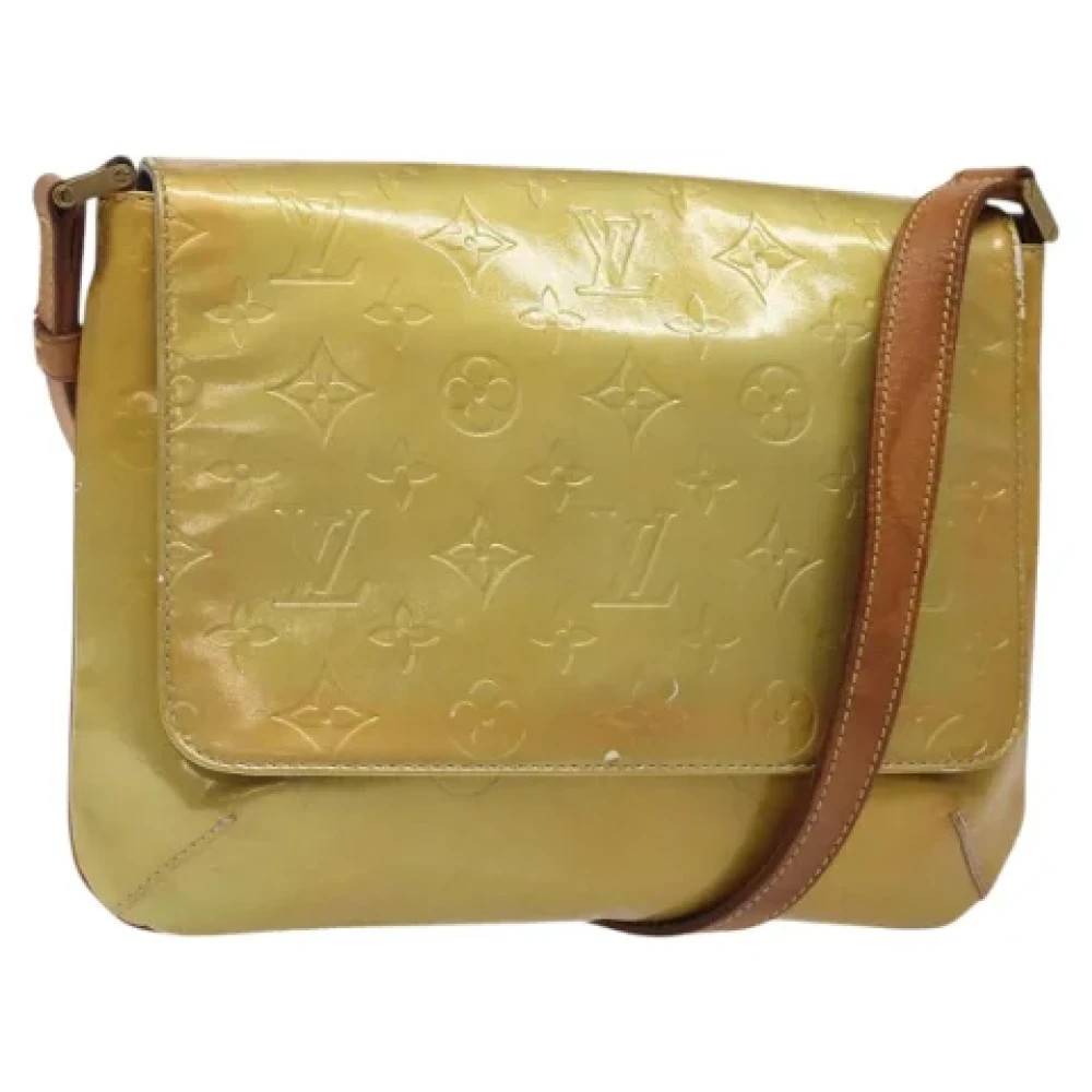 Louis Vuitton Vintage Pre-owned Laeder louis-vuitton-tasker - Vintage - Dame - Gul - ONE SIZE - Uld
