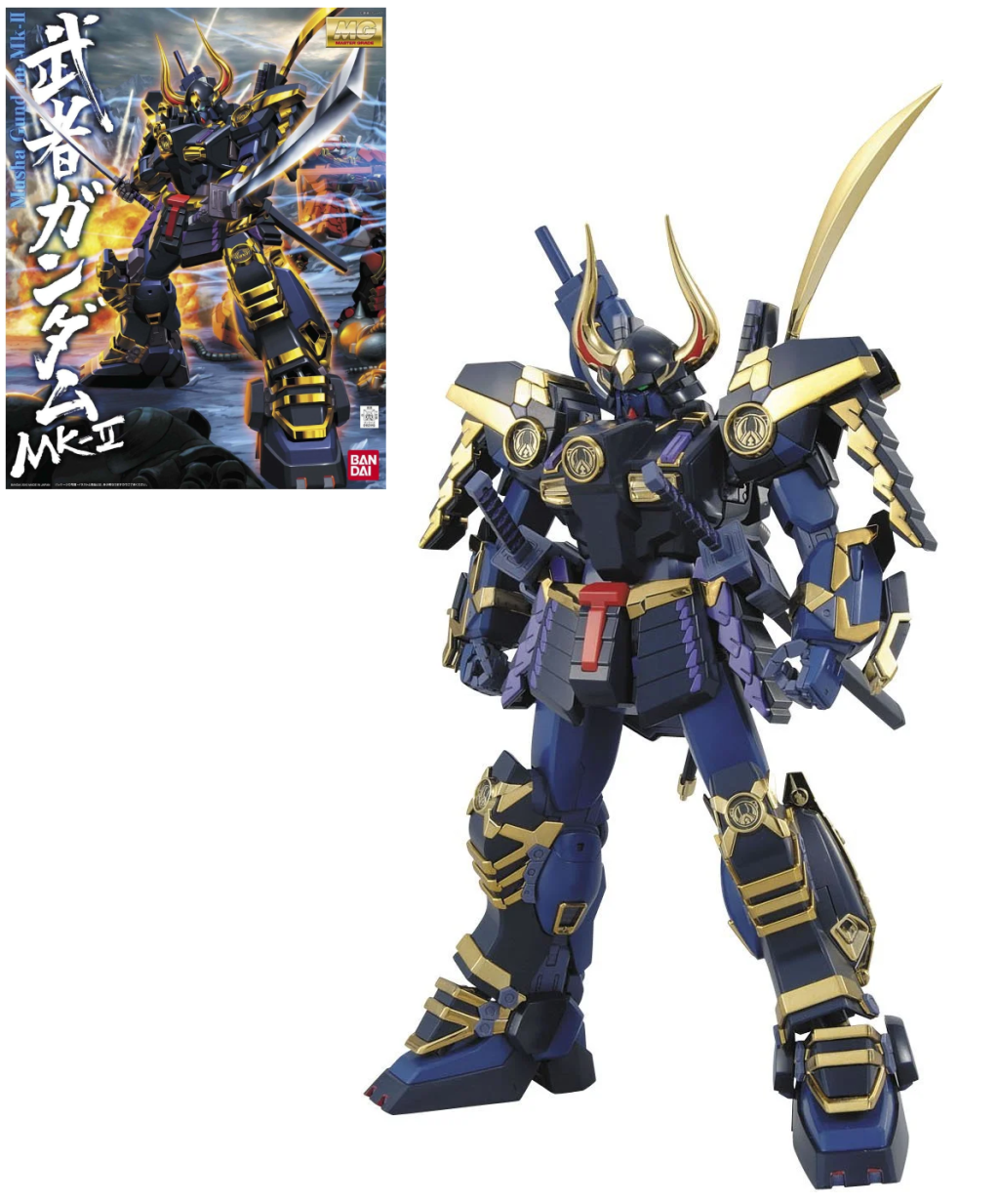 Gundam - Model Kit - Master Grade - Musha Gundam Mk-Ii - 18Cm