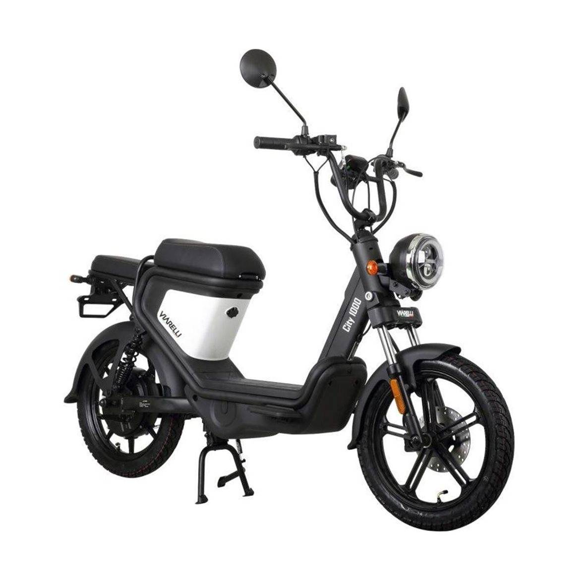 Elmoped Viarelli City1000 Svart/Vit 45 km/h Klass 1