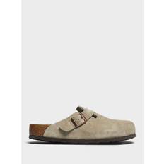 Boston Suede Regular Sandals in Taupe - 43