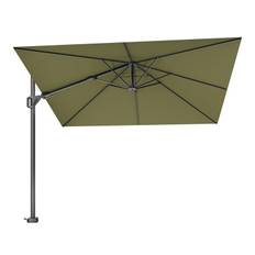 Challenger T² Premium hängparasoll Antracit/Lush Green 300x300 cm - Grön