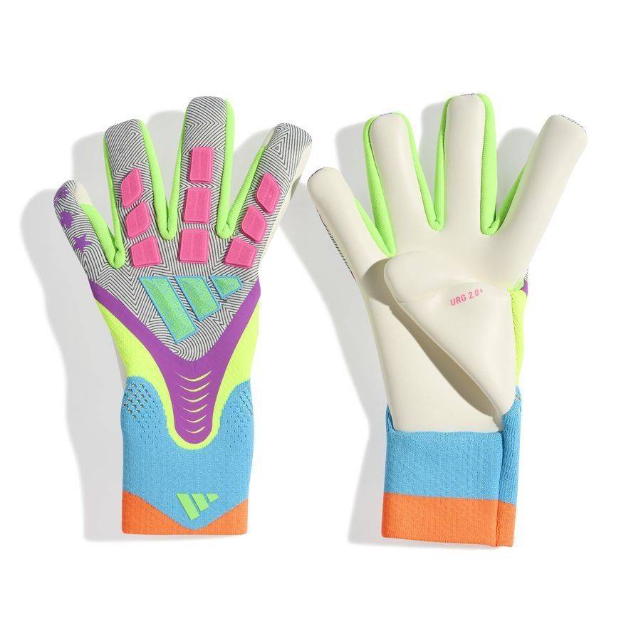 adidas Målvaktshandske Predator Pro Injection - Gul/Turkos/Vit/Lila - ['Blå'] (9½)
