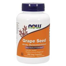 NOW FOODS GRAPE SEED STANDARDIZED EXTRACT, 100MG - 200 VCAPS