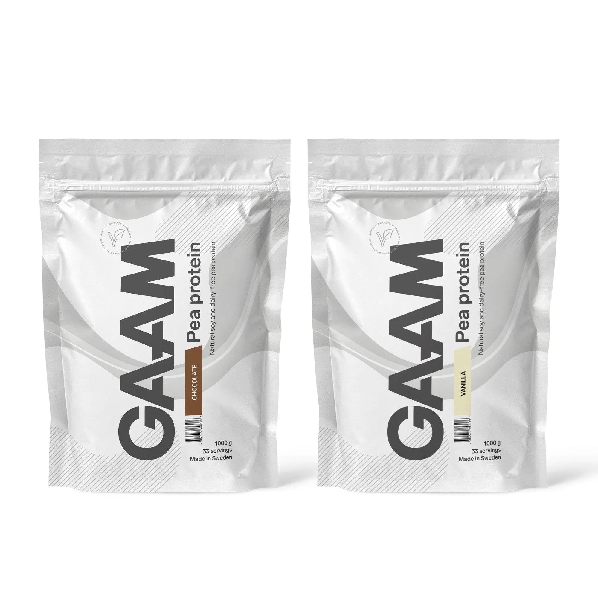 2 X Gaam Pea Protein 1 Kg
