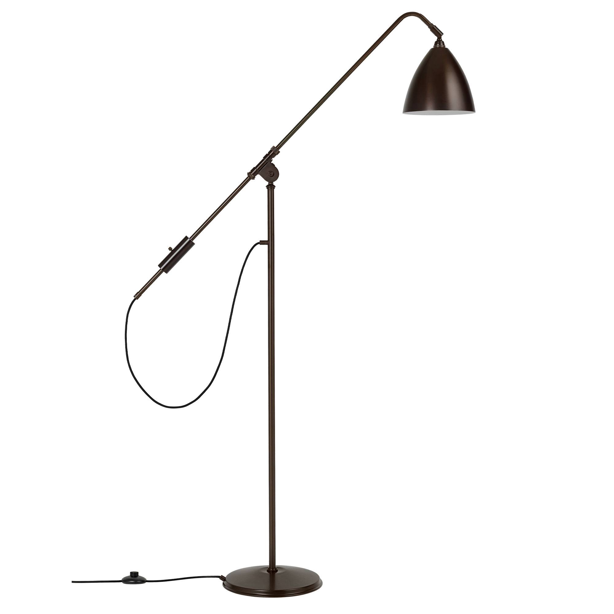 Gubi Bestlite BL4 Gulvlampe Ø21 cm Black Brass.
