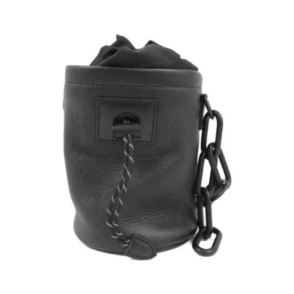 Louis Vuitton Vintage Pre-owned Monogram Shadow Chalk Nano Skuldertaske - Vintage - Herre - Sort - ONE SIZE - Uld