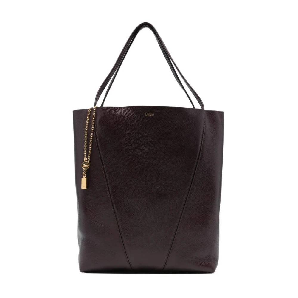 Chloé Spin Tote Bag - Tasker - Dame - Lilla - ONE SIZE - Uld