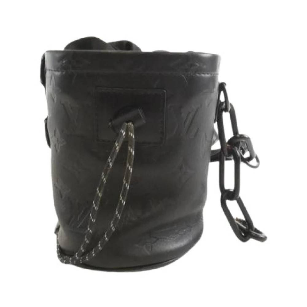 Louis Vuitton Vintage Pre-owned Bucket Bag - Vintage - Dame - Sort - ONE SIZE - Læder