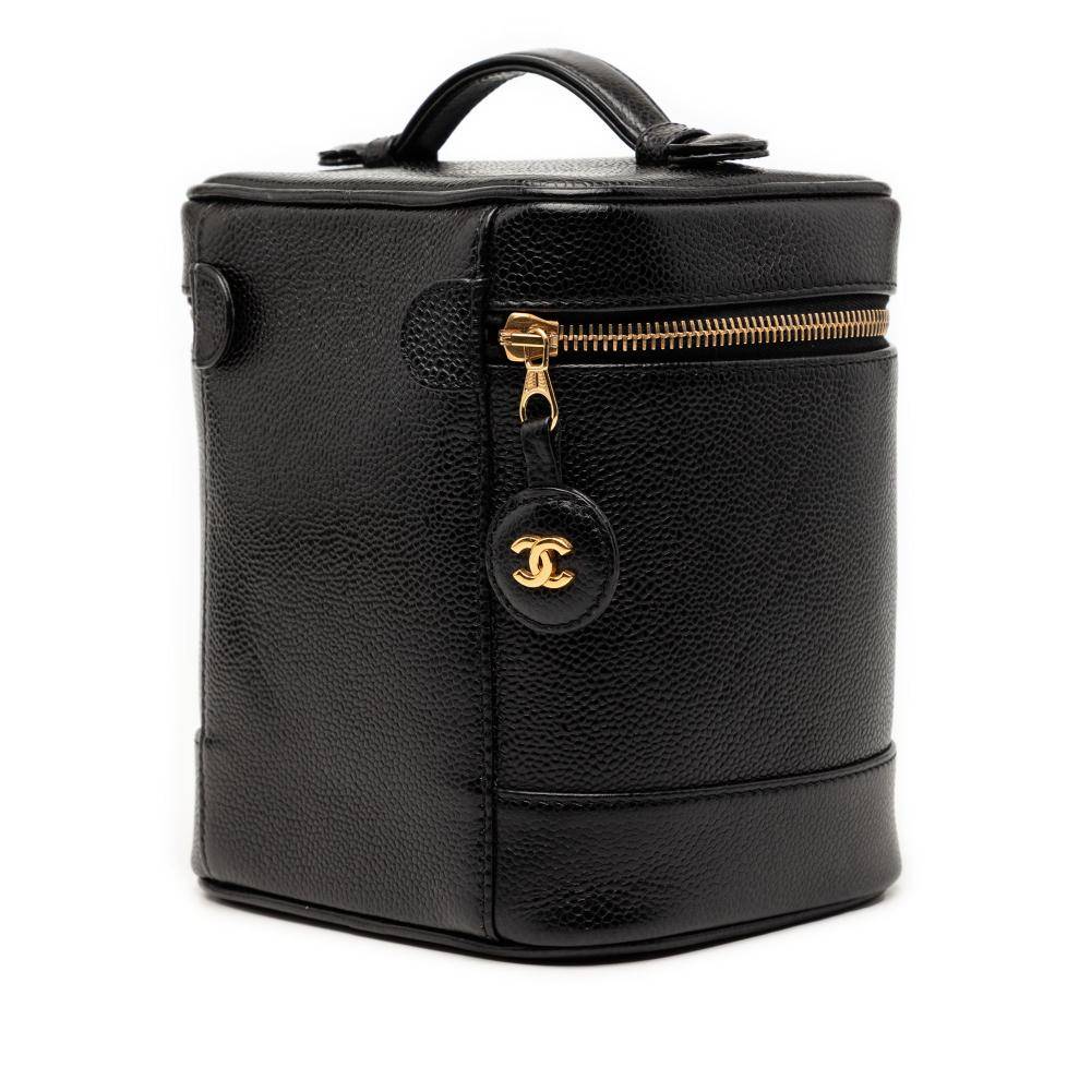 Chanel Vintage Chanel Vanity L 17cm x W 14.50cm x D 12.50cm - Håndtasker hos Magasin.