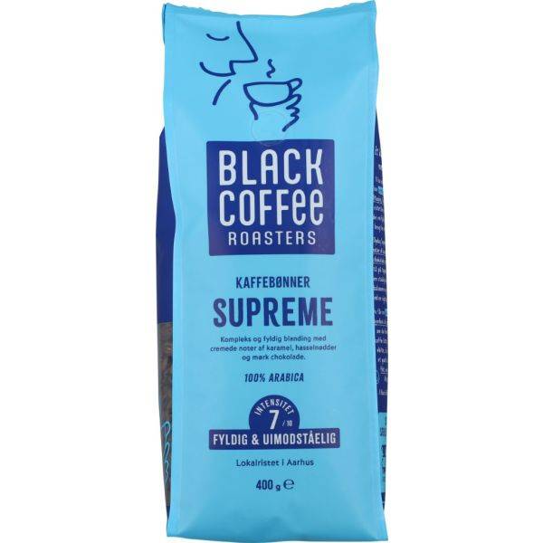 Black Coffee Roasters Kaffebønner Supreme 400g