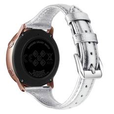 Slim Läderarmband Samsung Galaxy Watch 6 40mm silver