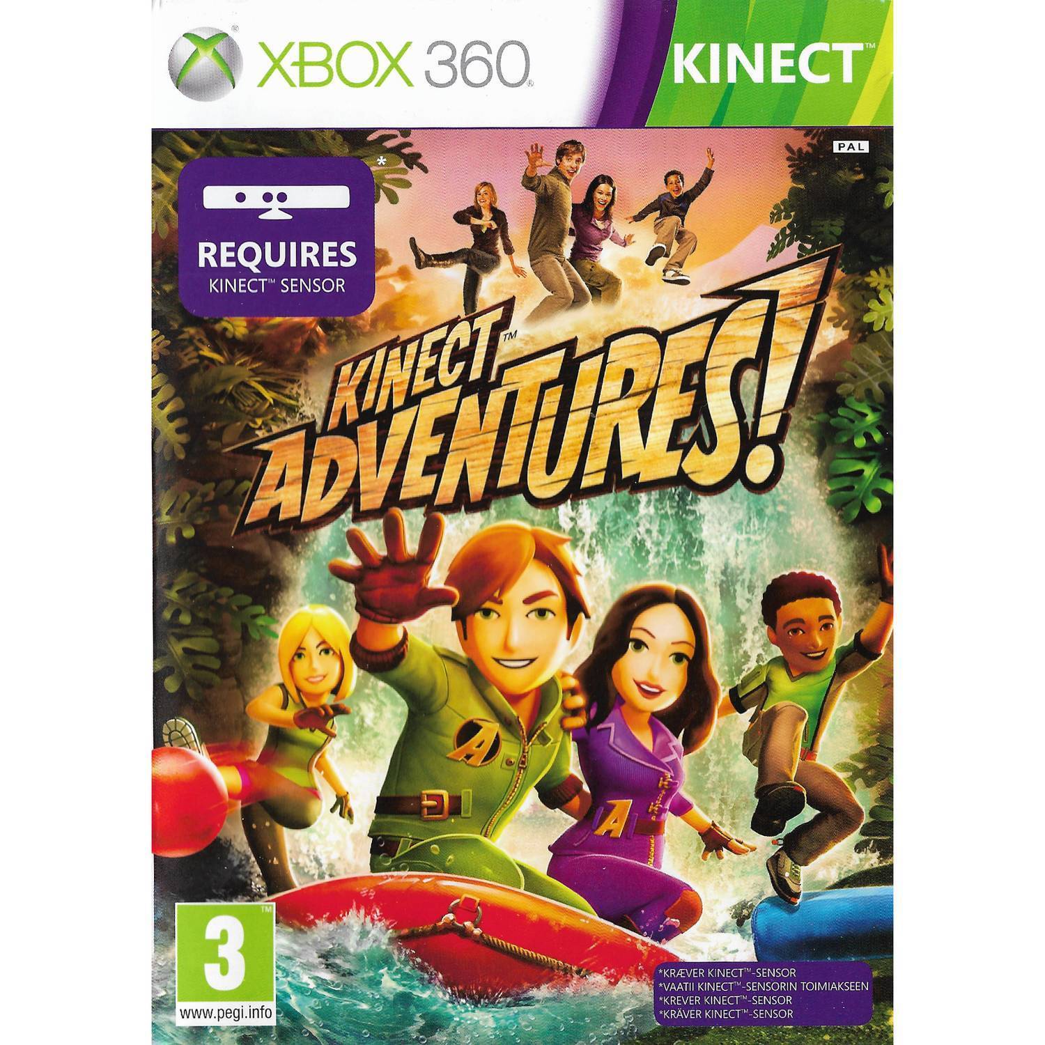 Kinect Adventures Xbox 360 Kinect (Begagnad)