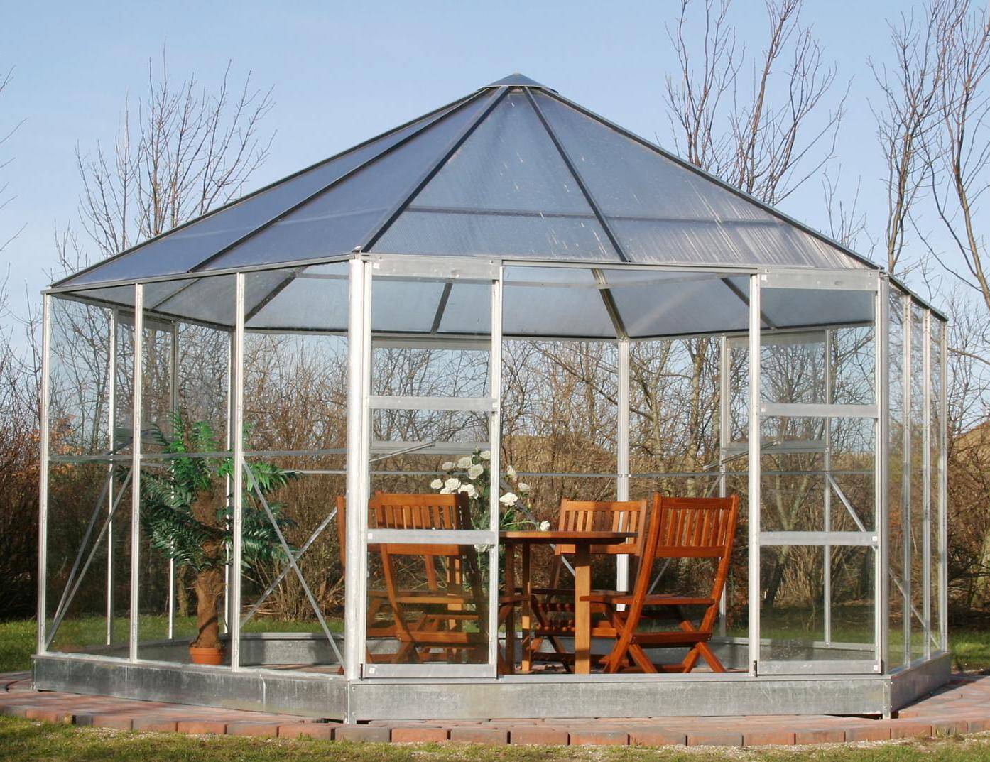 Lusthus Solliden 10,5 m² Svart