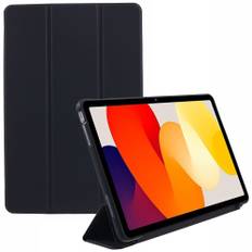 EIDERWOOD Xiaomi Redmi Pad SE Tri-Fold Kunstlæder Flip Cover - Sort