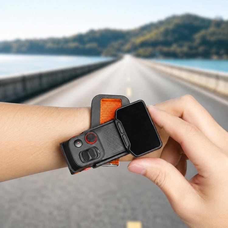 För Insta360 Luna Ultra Handledsrem Fäste Hållare Fjärrkontroll Skärm Roterande Fäste