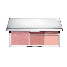 Artdeco Illusion palett för cheeks & eyes – måste ha palett av fyra ögonskuggor och en blusher med integrerad spegel – 1 st