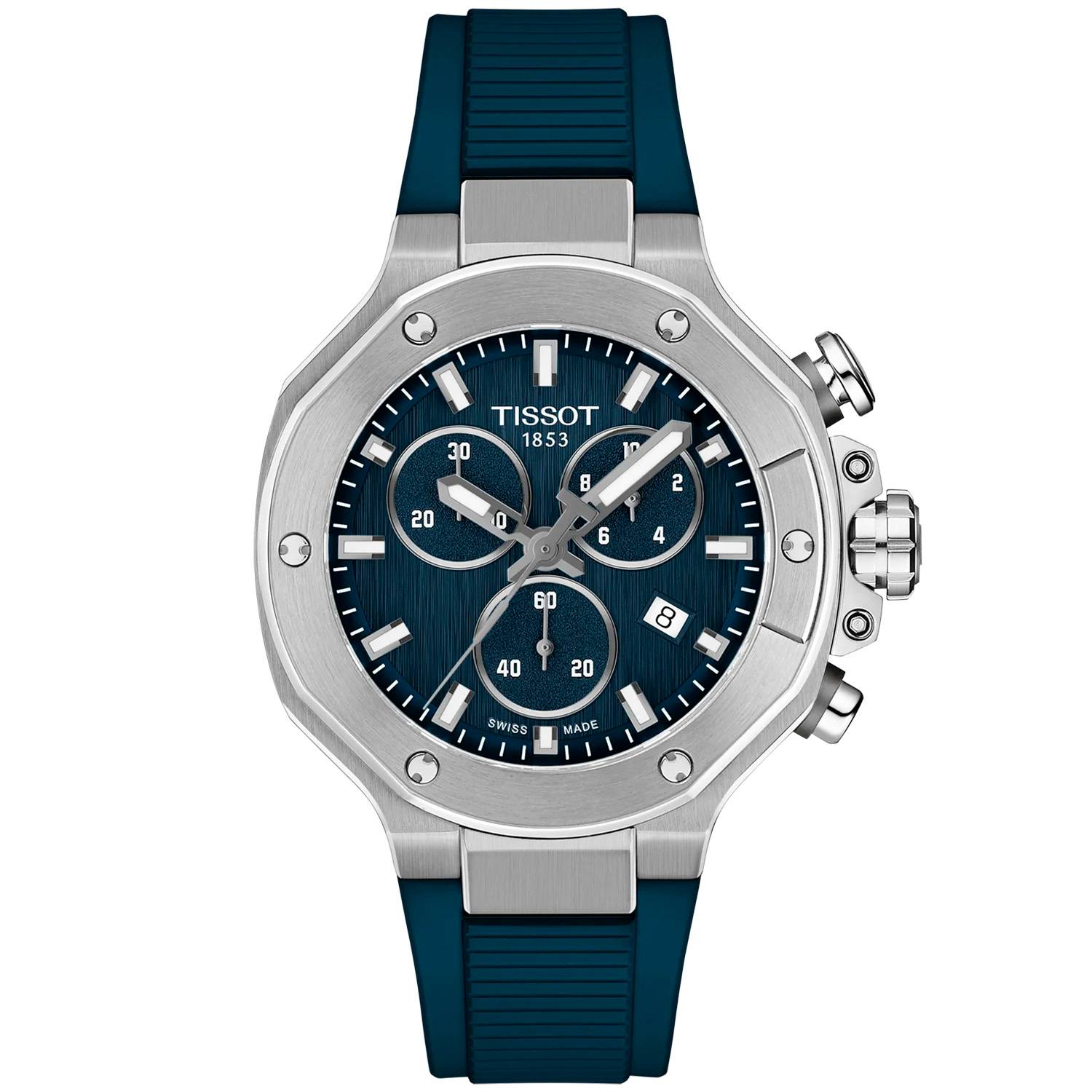 Tissot T-Race 38mm T1418171704100 - Quartz - 38 mm - Analogt - Unisex - Safirglas - Blå (11 mm)