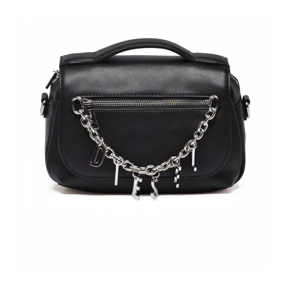 Diesel Logos Mini Messenger - Tasker - unisex - Sort - ONE SIZE - Uld