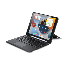 iPad 10.2" 7/8/9 (2019/2020/2021) - DUX DUCIS™ Cover M. Magnetisk Trådløs Tastatur - Sort