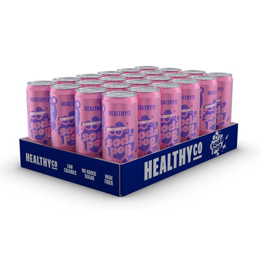 24 X Healthyco Soda Pop 330 Ml Mixflak