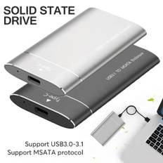 Lenovo External SDD Hårddisk USB 3.1 Type-C 2TB Bärbar Expansion Upgrade High Speed Hårddisklagringsenheter